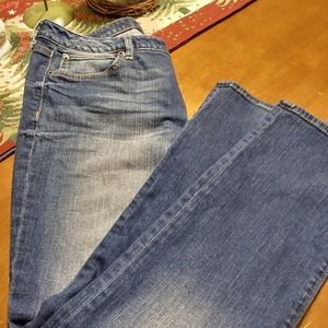 GAP curvy straight jeans